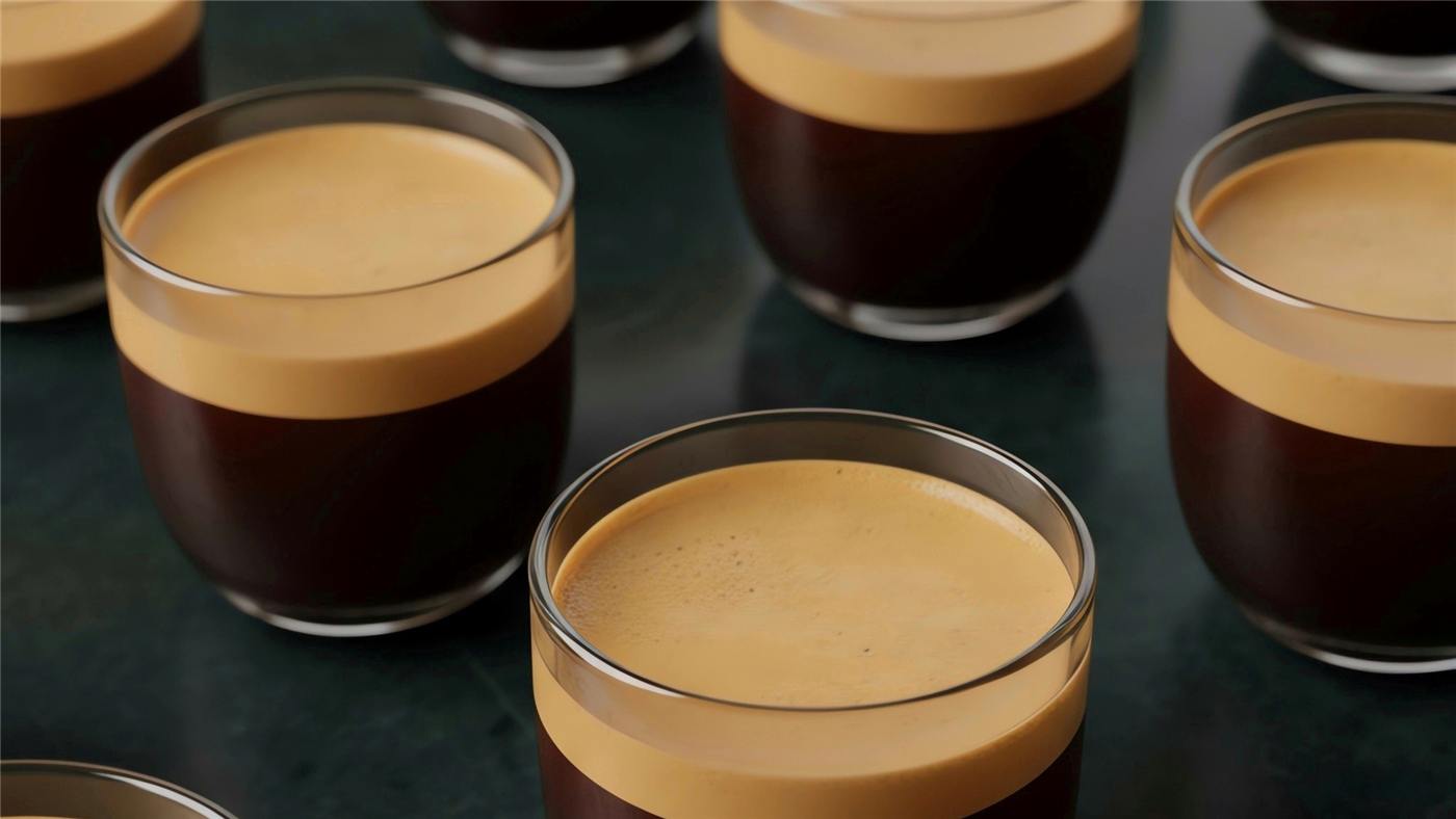 Espresso z gęstą cremą